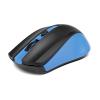 Mouse Óptico Inalámbrico De 4 Botones, 2.4Ghz, 1600dpi, Color Azul, Galos Xtech